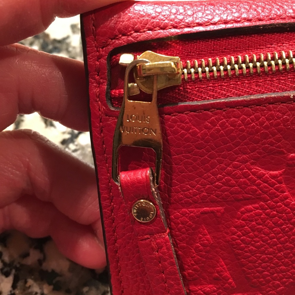 Louis Vuitton Empreinte Cerise Red Key Pouch - Picture 7 of 13